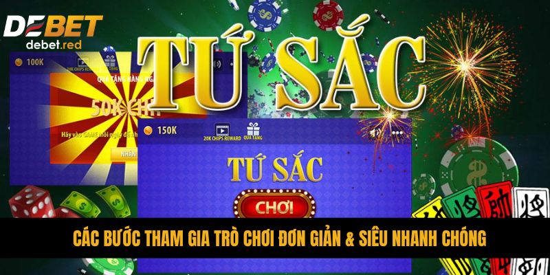 Các bước tham gia trò chơi đơn giản & siêu nhanh chóng