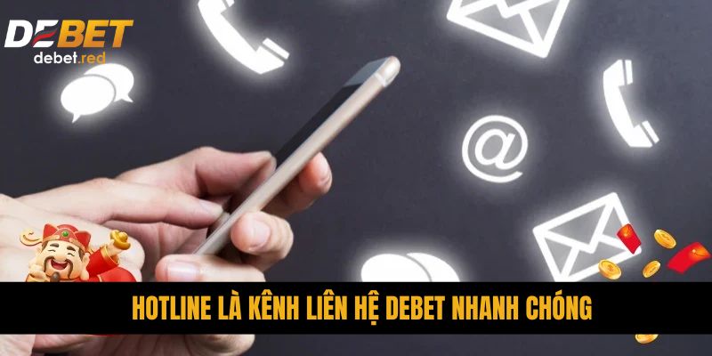 Hotline là kênh liên hệ DEBET nhanh chóng