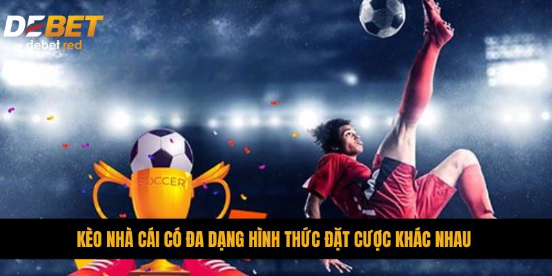 Kèo nhà cái có đa dạng hình thức đặt cược khác nhau 